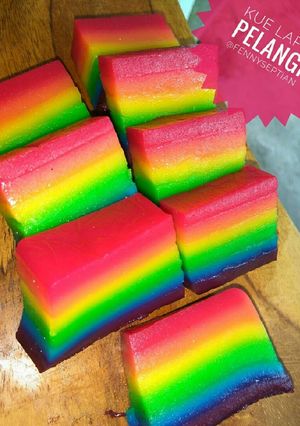Foto resep Kue Lapis Pelangi