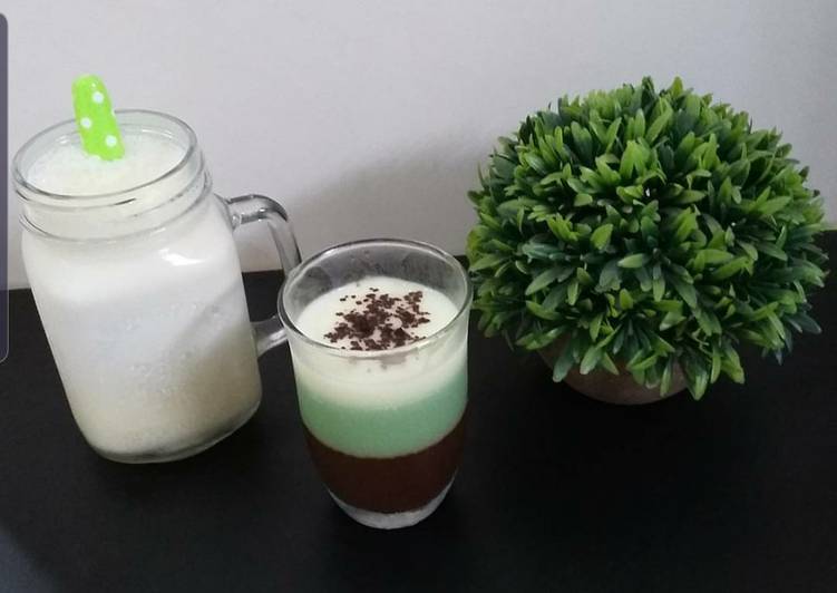 Pudding Choco Pandan Praktis