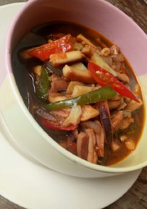 Foto resep Cumi Asap Asam Manis Pedas