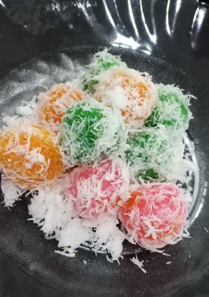 Foto resep Bola Singkong Warna Warni