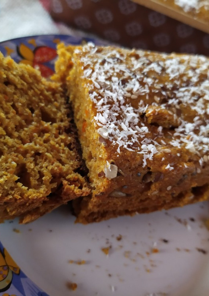 Una foto de Budín de zanahoria y naranja