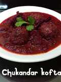 Chukandar kofta or beetroot kofta