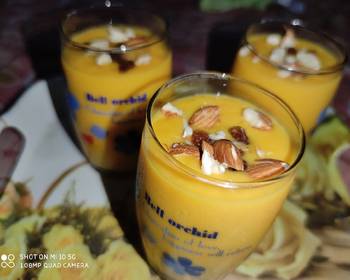 Latest Recipe Mango Milk Shake  Delicious Perfect