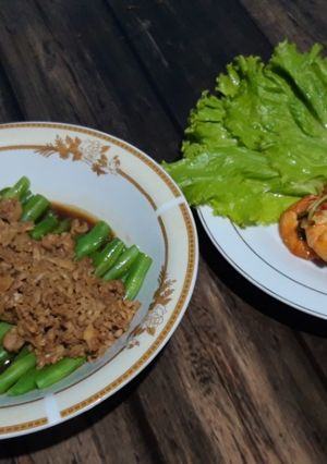 Foto resep Buncis Siram Daging Ayam Cincangala Dapurnya Ken