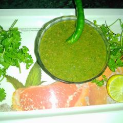A picture of Mint sauce.