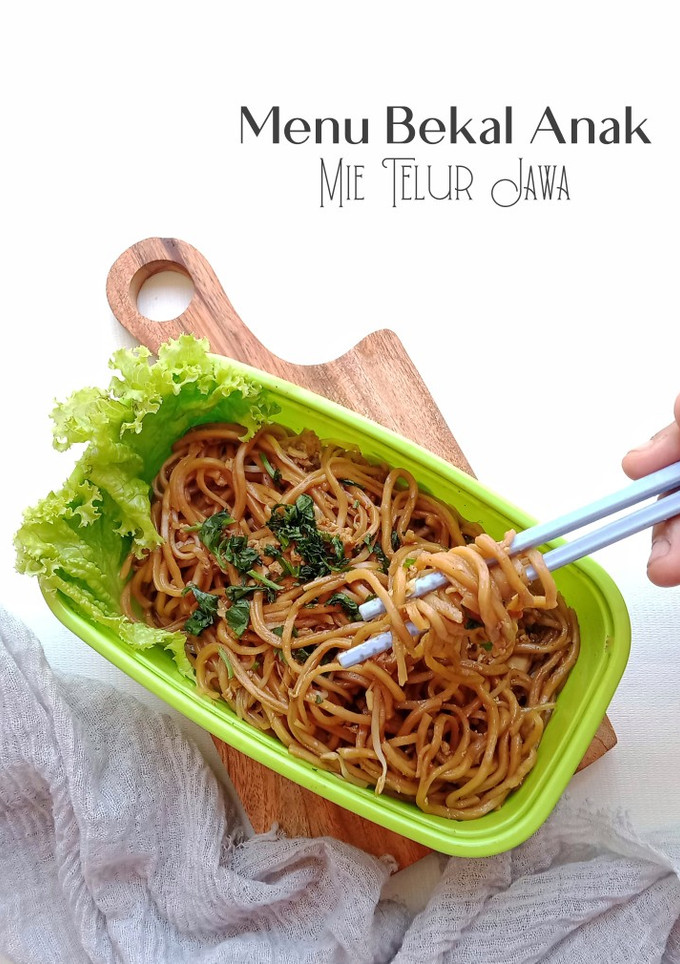Foto resep Bekal Anak "Mie Telur Jawa"