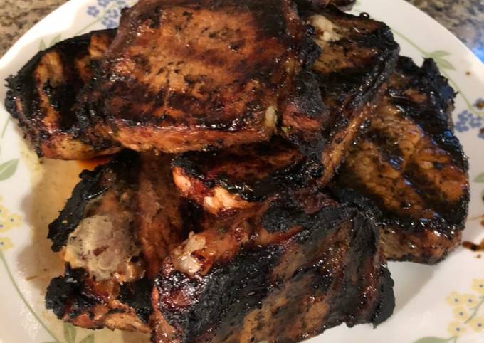 Recipe of Favorite Favorite Grilled pork chops for Dinner Recipe