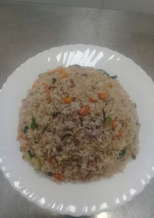 A picture of Fried Brown Rice#localfoodcontest_NairobiEast.