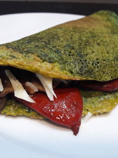 Una foto de Torti-crepe de espinacas relleno