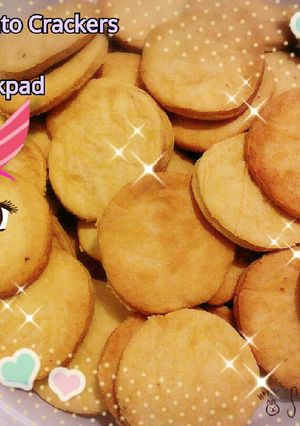 Foto resep Sweet Potato Crackers/Biskuit Ubi (tanpa telur)