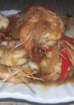 Foto resep Udang Lada Hitam