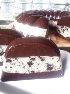 Foto resep Pudding coklat oreo(3 layer)