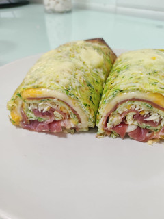 Una foto de Rollito de calabacín