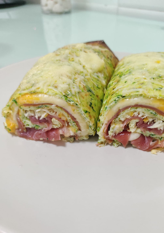 Una foto de Rollito de calabacín
