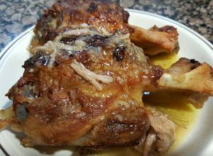 Una foto de Codillo al horno