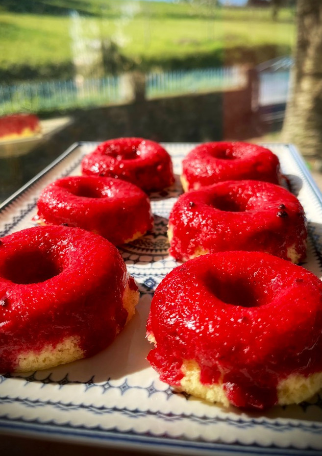 Una foto de Donuts de primavera (en microondas)