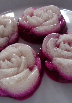 Foto resep Puding Susu Buah Naga