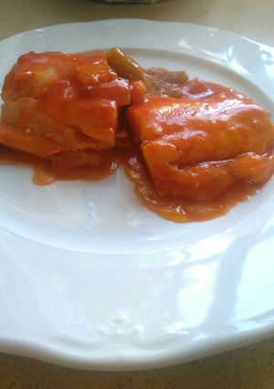 Foto principal de Bacalao con pimiento y tomate