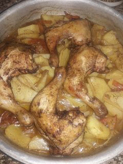 صورة لوصفة صينية البطاطا والدجاج