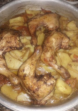 صورة لوصفة صينية البطاطا والدجاج