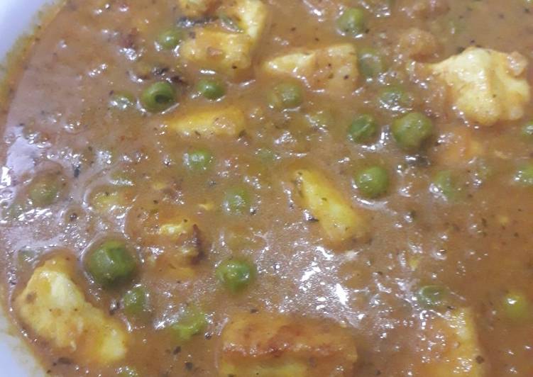 Matar paneer