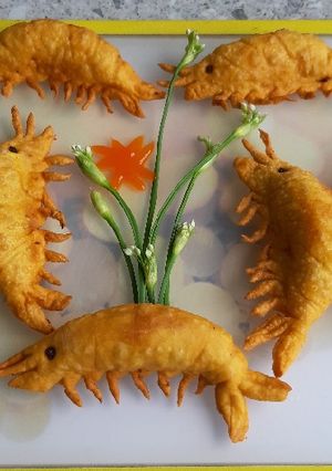 Hình của món Tôm Chay Chiên Giòn.