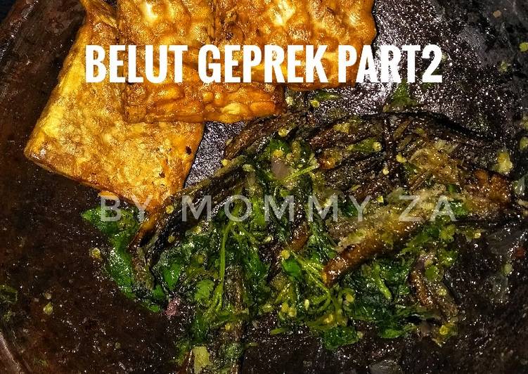 Belut geprek