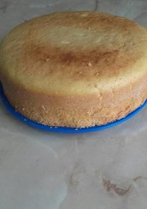 Una foto de Bizcochuelo en la lata de batata
