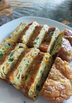 Foto resep Telur Dadar gulung isi sayur