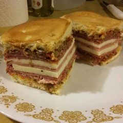 A picture of Mini Muffaletta (sliders).