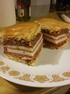 A picture of Mini Muffaletta (sliders).