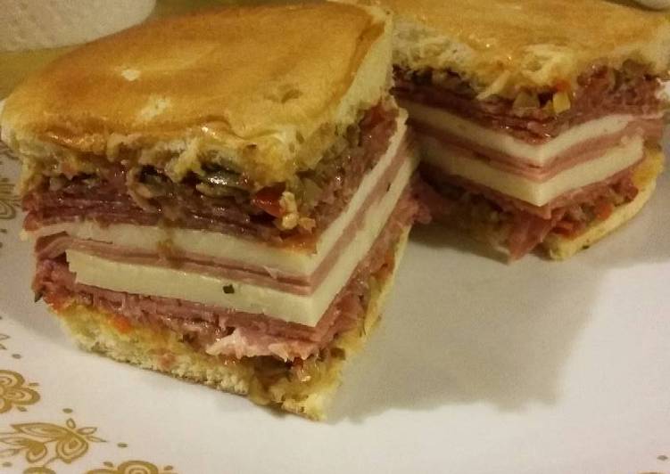 Recipe of Any-night-of-the-week Mini Muffaletta (sliders)