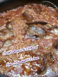 صورة لوصفة طاجن لسان عصفور بالكبد والقوانص