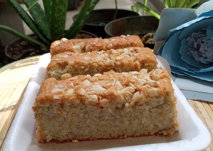 Banana cake with rice flour