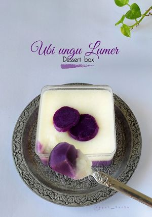 Foto resep Ubi Ungu Lumer Dessert box