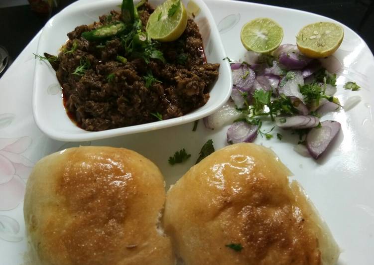 Recipe of Super Quick Homemade Kheema pav