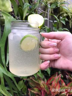 Foto resep Es soda jeruk nipis - Manao Soda