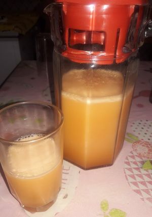 صورة لوصفة عصير البرتقال و الليمون