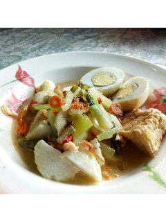 Foto resep Lontong kupat sayur enak