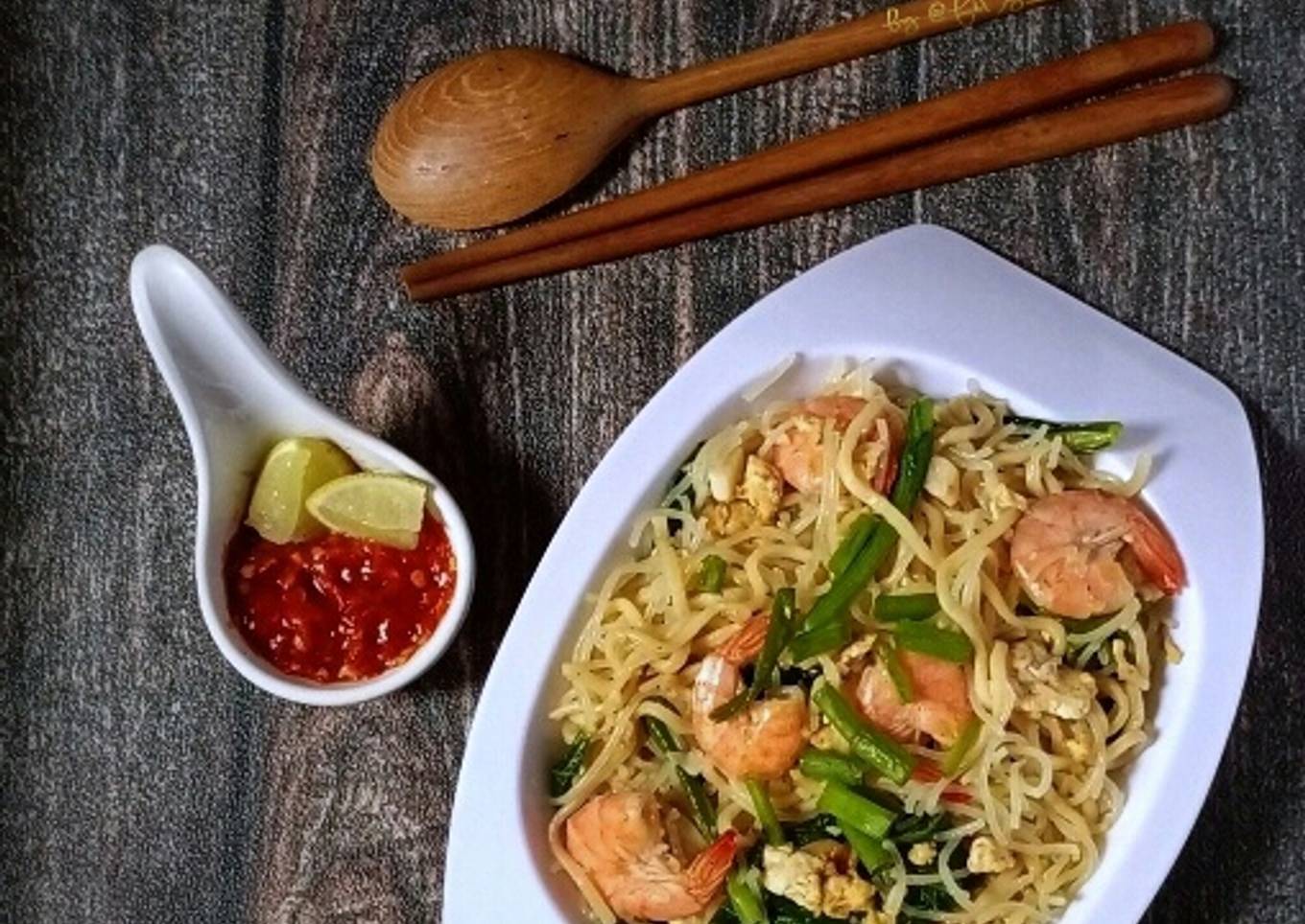 Mee Udang Hokkien Goreng (halal)