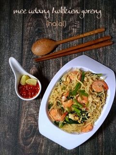Foto resep Mee Udang Hokkien Goreng (halal)