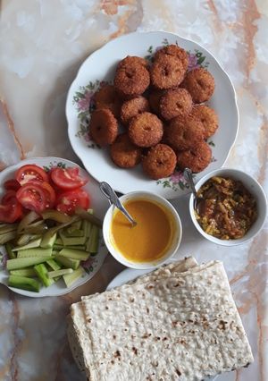 عکسی از دستور فلافل