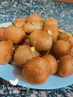 صورة لوصفة عوامة أو لقيمات