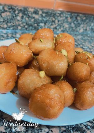 صورة لوصفة عوامة أو لقيمات