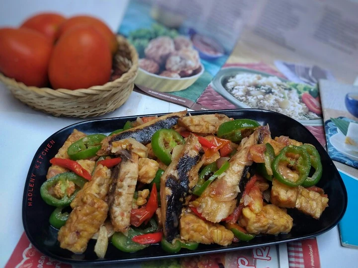 Cara Mudah Membuat Resep  Oseng Pindang Tongkol Tempe Cabe Gendot yang Enak Banget, Lezat
