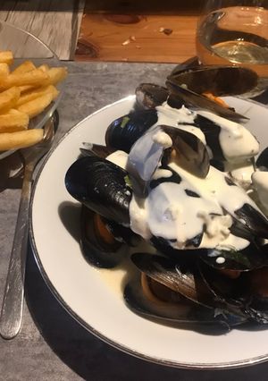 Une photo de Moules au gorgonzola