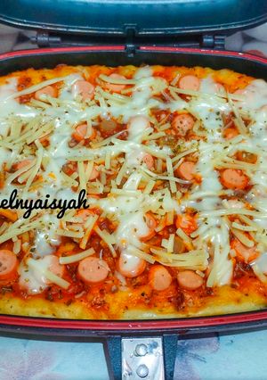Foto resep Pizza Sosis Teflon (Happycall Pan)