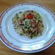 Tabulé de cous cous (tabboulé)