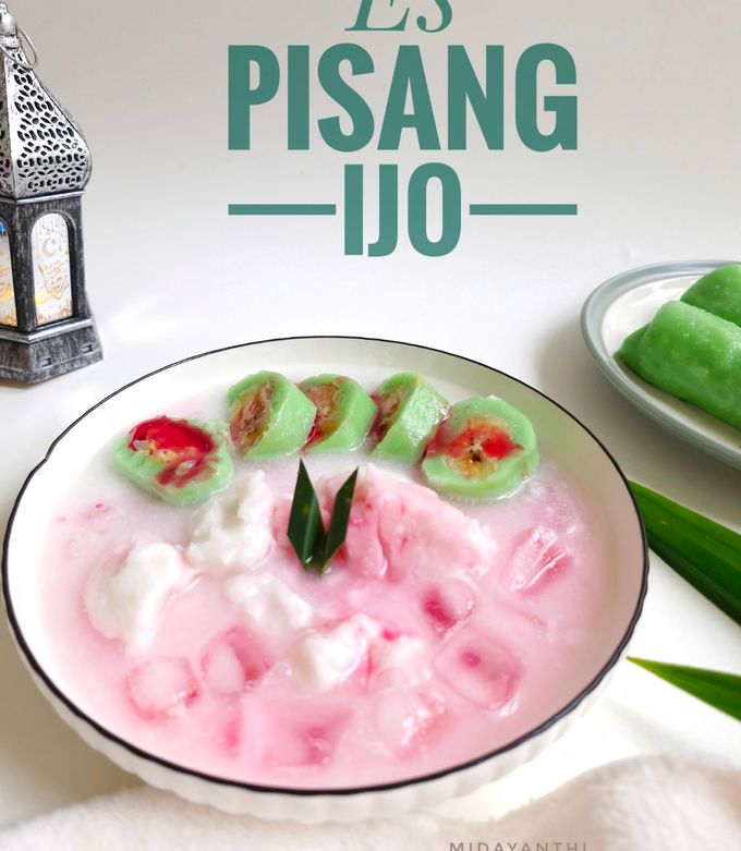 Foto resep Es Pisang Ijo