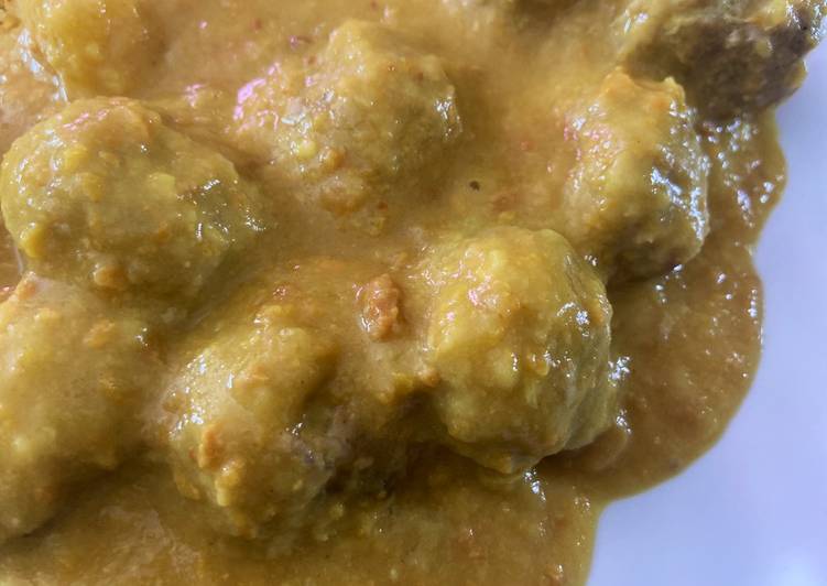 Albóndigas en salsa de almendras SALUDABLES (versión mambo)